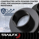 TrailFX Suspension Leveling Kit For Ram 2500, Ram 3500 - 1-3/4 Inch Lift, Upper Coil Spring Spacers, Steel, With (D17LL1)