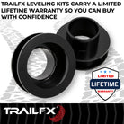 TrailFX Suspension Leveling Kit For Ram 2500, Ram 3500 - 1-3/4 Inch Lift, Upper Coil Spring Spacers, Steel, With (D17LL1)