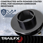 TrailFX Suspension Leveling Kit For Dodge, Ram Trucks - 1-3/4 Inch Lift, Upper Coil Spring Spacers, Steel, With (D20LL8)