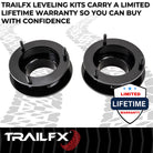 TrailFX Suspension Leveling Kit For Dodge, Ram Trucks - 1-3/4 Inch Lift, Upper Coil Spring Spacers, Steel, With (D20LL8)