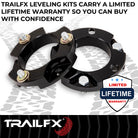 TrailFX Suspension Leveling Kit For Ford Bronco - 1-1/2 Inch Lift, Strut Assembly Spacers, With Spacers/ (F15LL3)