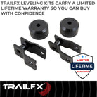 TrailFX Suspension Leveling Kit For Ford F-250 Super Duty, Ford F-350 Super Duty - Coil Spring Spacers, With Spacers/ Installation Hardware (F20LL4)