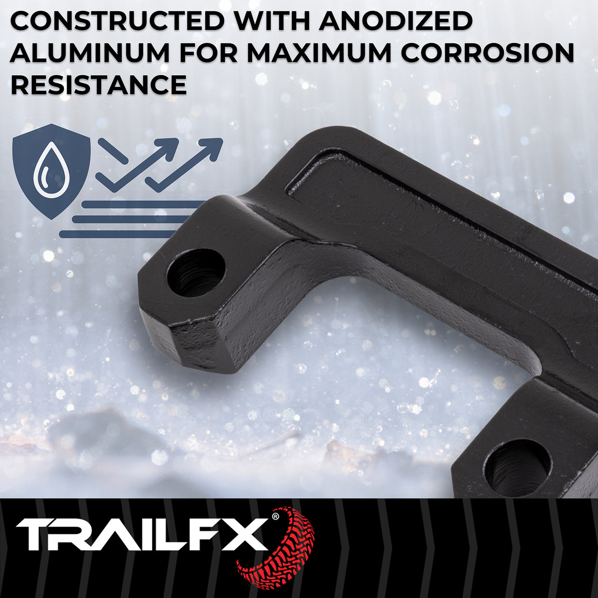 TrailFX Suspension Leveling Kit For Chevrolet, GMC Trucks - Lower Strut Spacer, Aluminum, With Strut Spacers And (G20LL5)