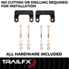 TrailFX Suspension Leveling Kit For Chevrolet, GMC Trucks - Lower Strut Spacer, Aluminum, With Strut Spacers And (G20LL5)