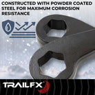 TrailFX Suspension Leveling Kit For Chevrolet, GMC Trucks - 2 Inch Lift, Torsion Key, Forged Steel, With Spacers/ Shock (G22LL3)
