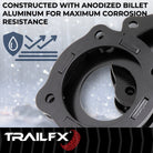 TrailFX Suspension Leveling Kit For Toyota Tundra - 1-1/2 Inch Lift, Coil Spring Spacers, With Spacers/ (T15LL1)