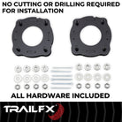TrailFX Suspension Leveling Kit For Toyota Tundra - 1-1/2 Inch Lift, Coil Spring Spacers, With Spacers/ (T15LL1)