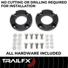 TrailFX Suspension Leveling Kit For Toyota Tacoma - 1-1/2 Inch Lift, Strut Assembly Spacers, With Spacers/ (T15LL2)