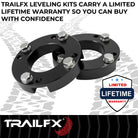 TrailFX Suspension Leveling Kit For Toyota Tacoma - 1-1/2 Inch Lift, Strut Assembly Spacers, With Spacers/ (T15LL2)