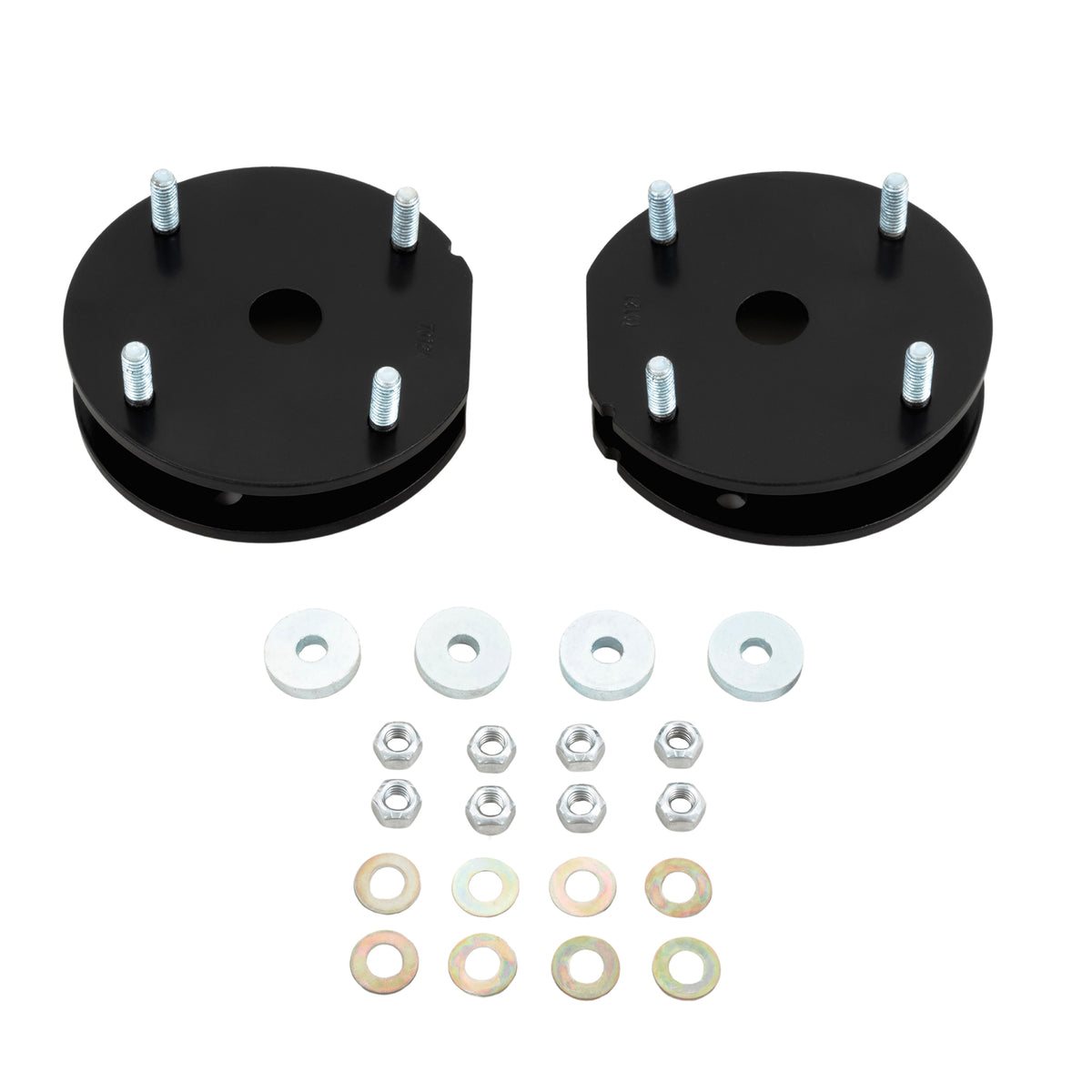 TrailFX Suspension Leveling Kit For Toyota Tundra - Strut Assembly Spacers, With Spacers/ Installation Hardware (T20LL2)