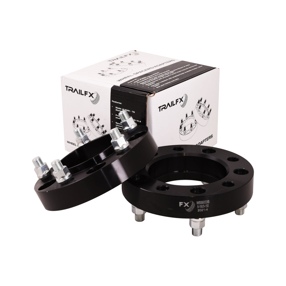 TrailFX Wheel Spacer For Toyota Tundra - FX Wheel Spacer, 5 x 150 Millimeter, Bolt Pattern, 1-1/4 (W559003B)