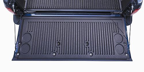TrailFX Tailgate Liner For Dodge Ram 1500, Dodge Ram 2500, Dodge Ram 3500 - Covers Tailgate Lip, Black, High Density Polyethylene (TG05X)