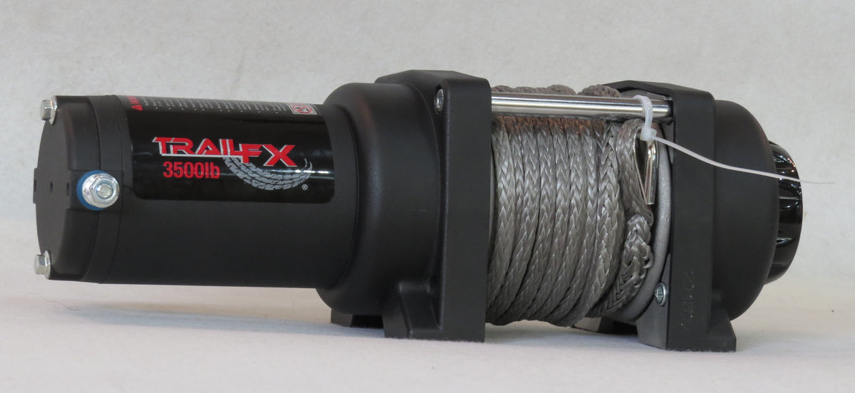 TrailFX Winch - ATV/UTV Mounted Recovery 250 Amp Electric 3500 Pound Line (WS35B)