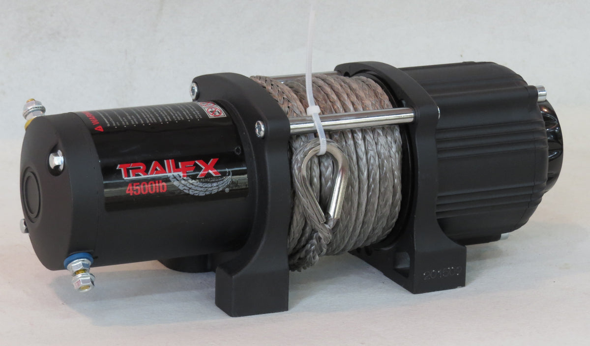TrailFX Winch - ATV/UTV Mounted Recovery 250 Amp Electric 4500 Pound Line (WS45B)