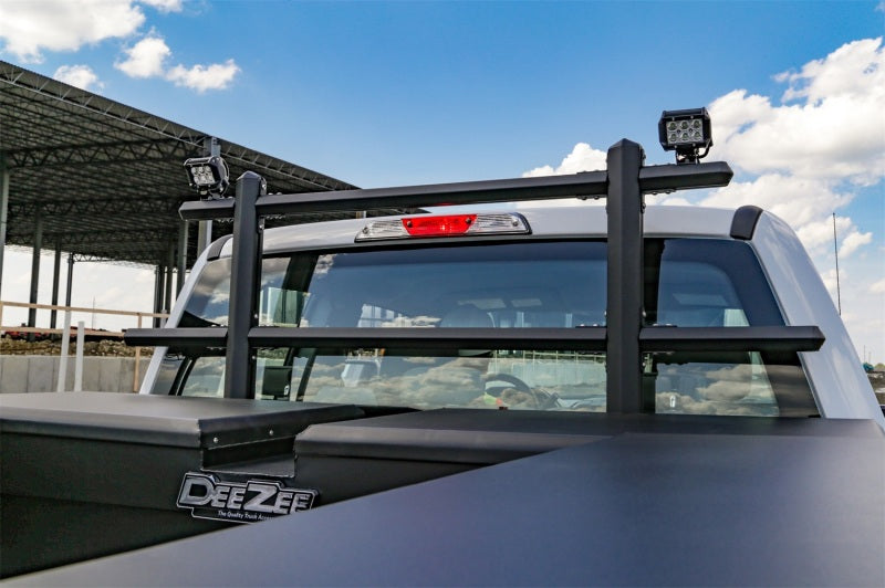 Dee Zee 17-23 Ford SuperDuty Cargo Management Cab Rack - Txt Blk