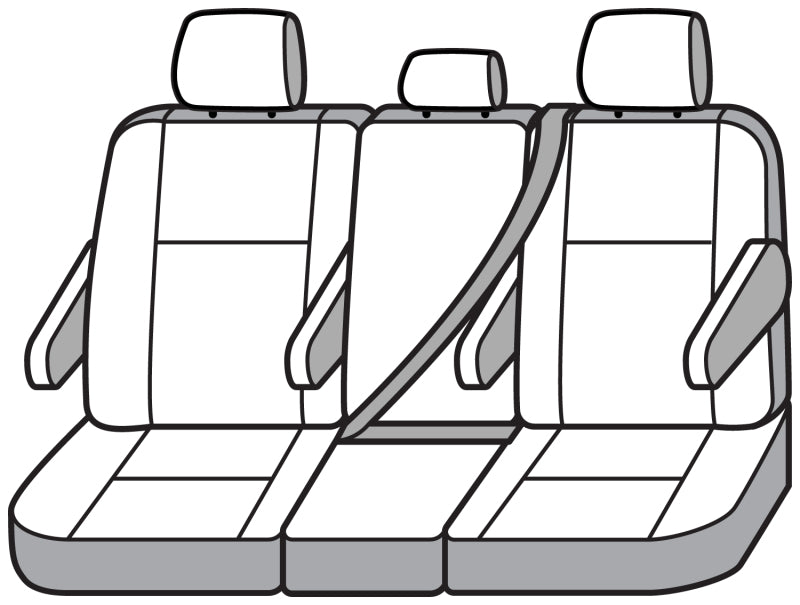 Covercraft 21-24 Toyota Sienna Polycotton SeatSaver Custom Second Row Seat Covers - Wet Sand