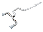 AWE Tuning Ford Focus RS Track Edition Cat-Back Exhaust - Diamond Black Tips