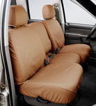 Covercraft 21-23 Chevrolet Tahoe Polycotton SeatSaver Custom Front Row Seat Covers - Tan