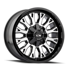 ION Type 152 20x9 / 8x180 BP / 0mm Offset / 124.1mm Hub Black/Machined Wheel
