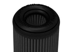 aFe Momentum Intake Air Filter w/Black Pro 5R (Pair) 3-1/2IN F x 5IN B x 3-1/2IN T (Inverted) x 6IN