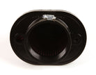 K&N Universal Chrome Filter-Oval Tapered 4in Flg ID x 5.375in Base O/S W x 3.313in Top O/S W