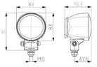 Hella WORK Lamp NA 0GR MG12 LT M70 1G0