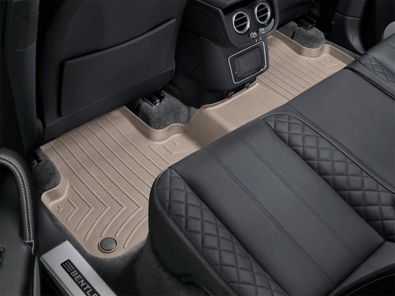 WeatherTech 2017+ Bentley Bentayga Rear FloorLiner - Tan