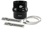 aFe Magnum FORCE Intake Coupling Kit (3-1/8 IN ID x 4 IN L) Straight Coupler w/ Hump - Black