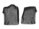 WeatherTech 14+ Chevrolet Silverado/GMC Sierra Crew and Double Cab Front FloorLiners - Black