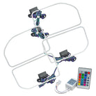 Oracle Ford F250/350 11-16 Halo Kit (Square Ring Design) - w/ Simple Controller