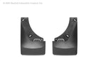 WeatherTech 07-13 Cadillac Escalade No Drill Mudflaps - Black