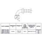 Mishimoto 180 Degree Push Lock Fitting - 6AN