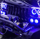 Oracle Vector Jeep Wrangler JK Grille Halo Kit - ColorSHIFT w/ BC1 Controller