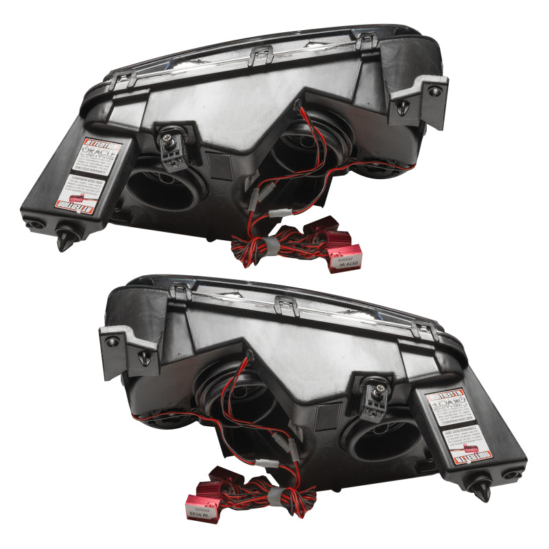 Oracle 05-10 Dodge Charger SMD HL (Non-HID) - Triple Halo - ColorSHIFT w/ BC1 Controller