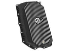 aFe 20-25 GM Diesel V8-6.6L L5P Transmission Pan w/ Machined Fins - Black