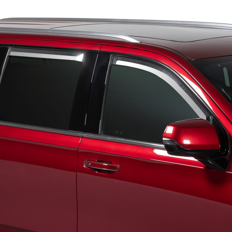 Putco 15-20 Cadillac Escalade ESV (Set of 4) Element Chrome Window Visors