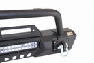 Fishbone Offroad 07-18 Jeep Wrangler JK Frnt Stubby Winch Bumper W/Tube Guard - Blk Txtrd Powdercoat