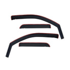 Westin 2007-2014 Chevy Silverado 2500/3500 Extended Cab In-Channel Wind Deflector 4pc - Smoke