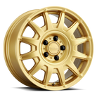Raceline 401GD Aero 17x8in / 5x114.3 BP / 40mm Offset / 72.62mm Bore - Gloss Gold Wheel