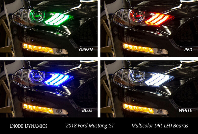 Diode Dynamics 18-23 EU/AU Ford Mustang RGBWA DRL LED Boards