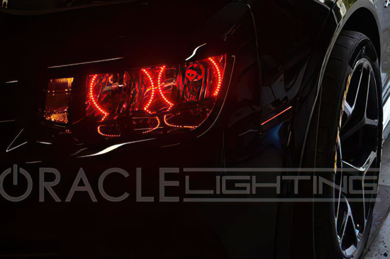 Oracle Chevrolet Camaro Non-RS 14-15 LED Dual Halo Kit Round Style - Blue