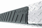 Dee Zee Universal Tubes - 6In Oval - Black Tread Aluminum (ExtCab)