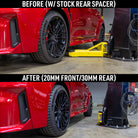 Mishimoto Wheel Spacers - 5x114.3 - 60.1 - 45 - M12 - Black
