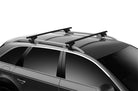 Thule SquareBar 127 Load Bars for Evo Roof Rack System (2 Pack / 50in) - Black