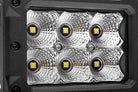 Go Rhino Xplor Bright Series Rectangle LED Flood Light Kit (Surface/Thread Std Mnt) 4x3 - Blk (Pair)