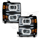 Oracle Chevy Silverado 14-15 Halo Kit Projector Style - ColorSHIFT w/ 2.0 Controller