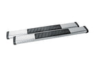 Dee Zee Universal Tubes - 6In Oval - Brite Tread Aluminum (CrewCab)