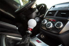 Cobb Subaru 6-Speed COBB Shift Knob - White w/Race Red Collar (Non-Weighted)