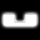 ORACLE Lighting Universal Illuminated LED Letter Badges - Matte Wht Surface Finish - U