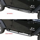 Rampage 2007-2018 Jeep Wrangler(JK) Srs Side Bar Rockerguard Step - Black